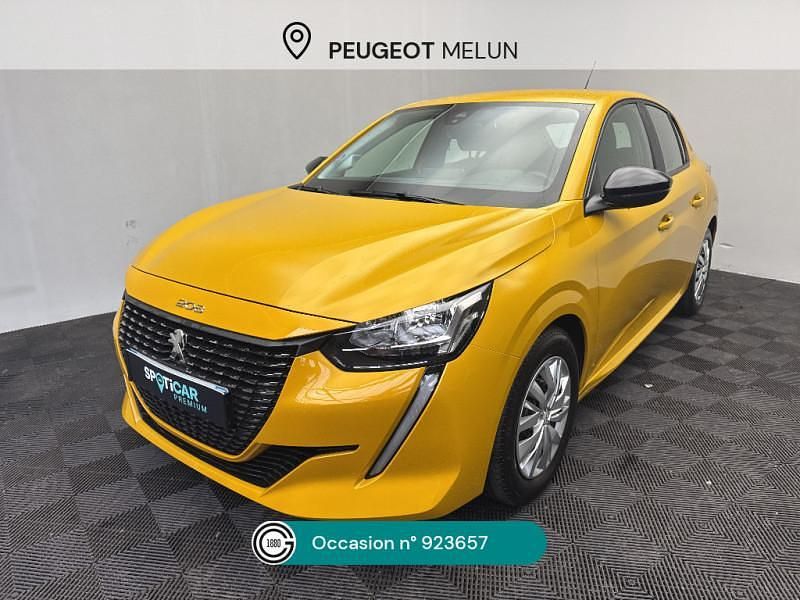 Jaune Utilisé 2023 Peugeot 208 Business-Line Citadine | 12 380 € (Prix juste) - Image 1/4