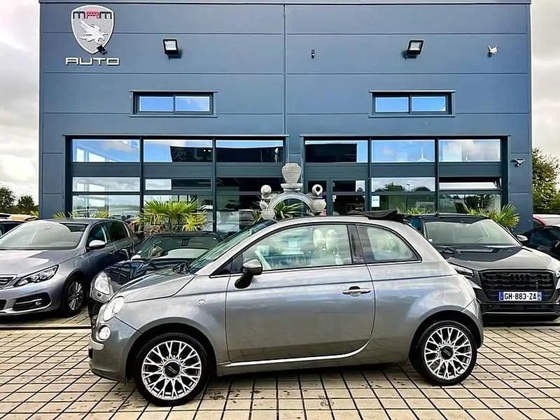 Gris Utilisé 2014 Fiat 500C Cabriolet | 6 990 € (Prix juste) - Image 1/4