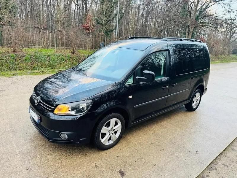 Noir Occasion 2014 VW Caddy Monospace | 12 490 € - Image 1/4
