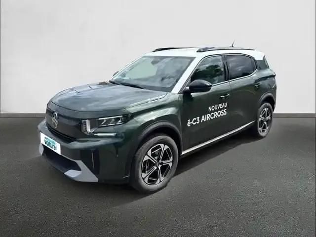 Vert montana (metallisé) Occasion 2025 Citroën e-C3 Aircross SUV | 31 600 € (Prix juste) - Image 1/4