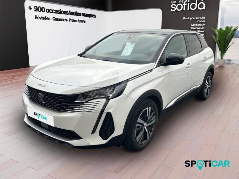 Blanc Utilisé 2021 Peugeot 3008 Allure SUV | 21 490 € (Prix juste) - Image 1/4