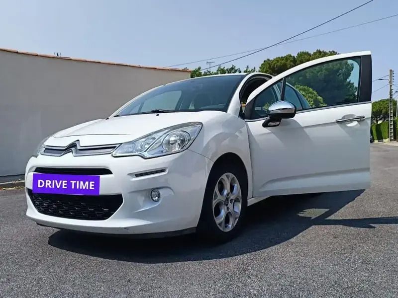 Blanc Utilisé 2015 Citroën C3 Comfort Citadine | 4 700 € (Prix juste) - Image 1/4