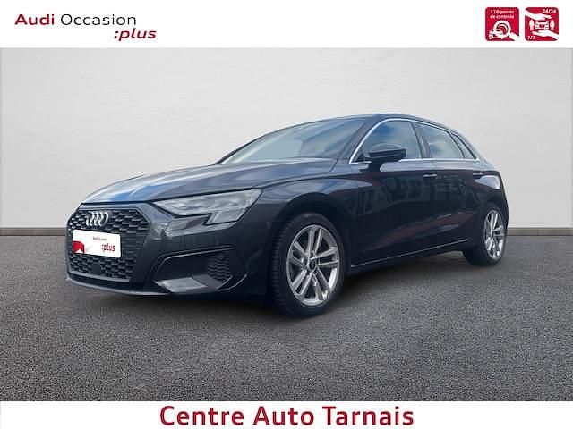 Gris manhattan métallisé Occasion 2022 Audi A3 Design | 26 489 € (Prix juste) - Image 1/4