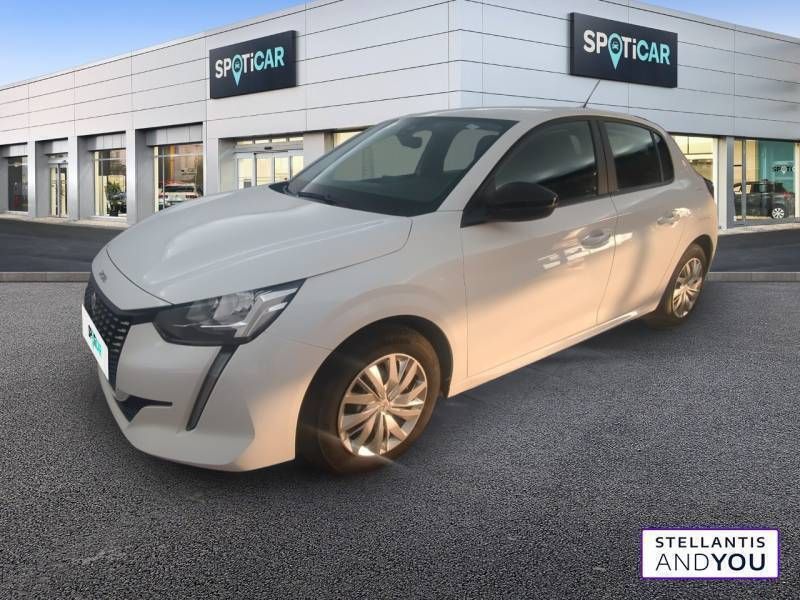 Blanc Utilisé 2022 Peugeot 208 Active Citadine | 11 990 € (Prix juste) - Image 1/3