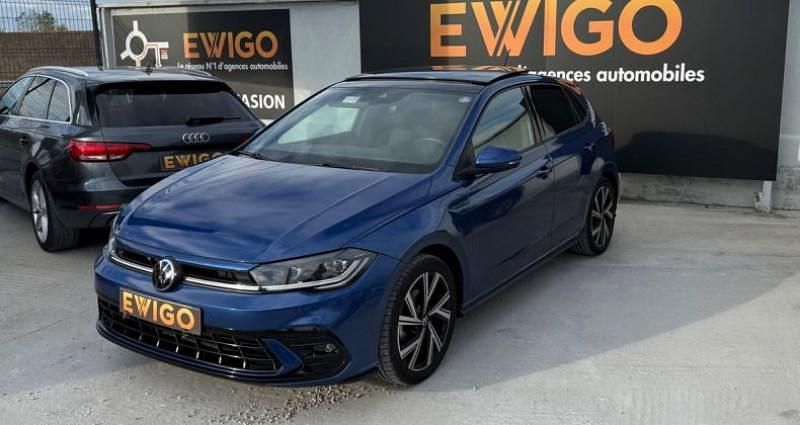 Bleu Occasion 2021 VW Polo R-line Citadine | 21 489 € (Prix juste) - Image 1/4