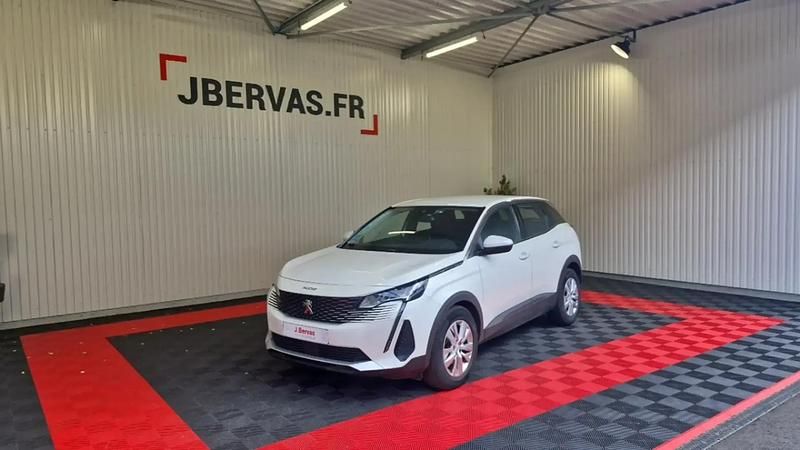 Blanc Utilisé 2021 Peugeot 3008 Business-Line SUV | 18 690 € (Prix juste) - Image 1/4