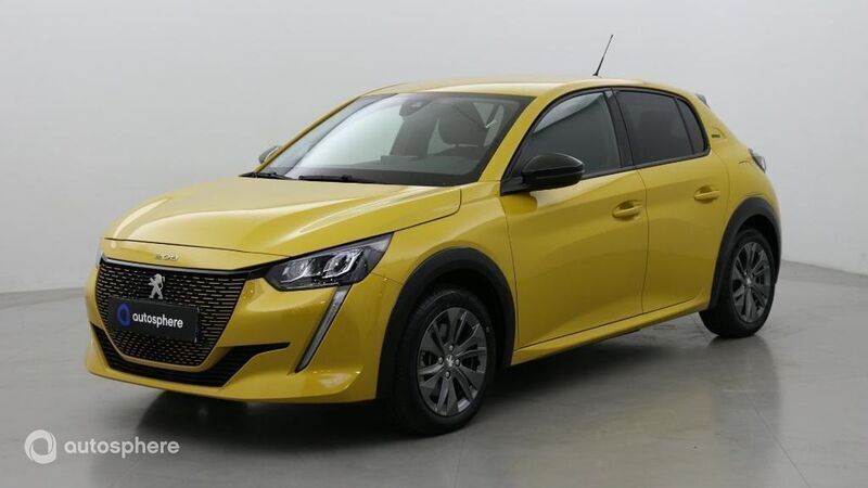 Jaune Utilisé 2022 Peugeot e-208 Allure Citadine | 16 999 € (Prix juste) - Image 1/4