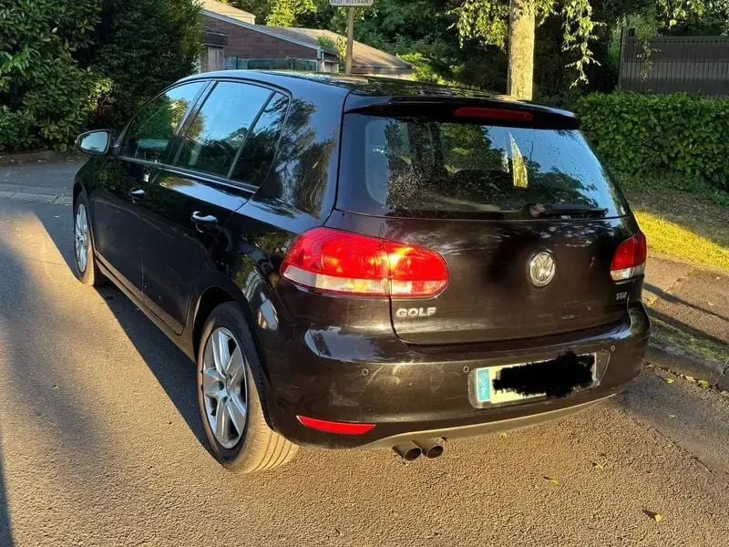 Noir Utilisé 2008 VW Golf VI Berline | 4 599 € (Prix juste) - Image 1/4