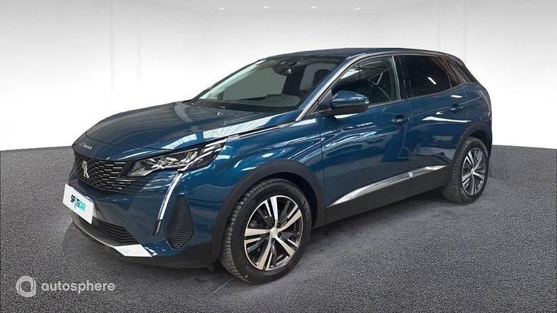 Bleu Utilisé 2021 Peugeot 3008 Allure SUV | 19 666 € (Prix assez cher) - Image 1/4