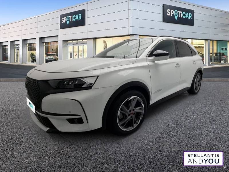 Blanc Utilisé 2020 DS Automobiles DS7 Crossback Performance Line Plus SUV | 26 590 € (Prix juste) - Image 1/3
