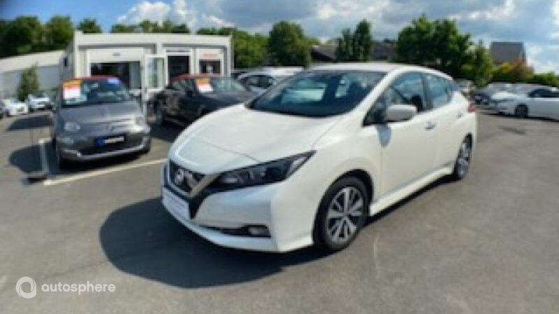 Blanc Utilisé 2022 Nissan Leaf Acenta Citadine | 15 999 € (Prix cher) - Image 1/4