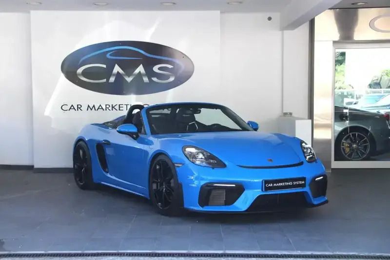 Bleu Utilisé 2022 Porsche 718 Spyder Cabriolet | 144 900 € - Image 1/4