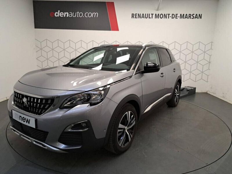 Gris Utilisé 2019 Peugeot 3008 Allure SUV | 12 990 € (Bon prix) - Image 1/4