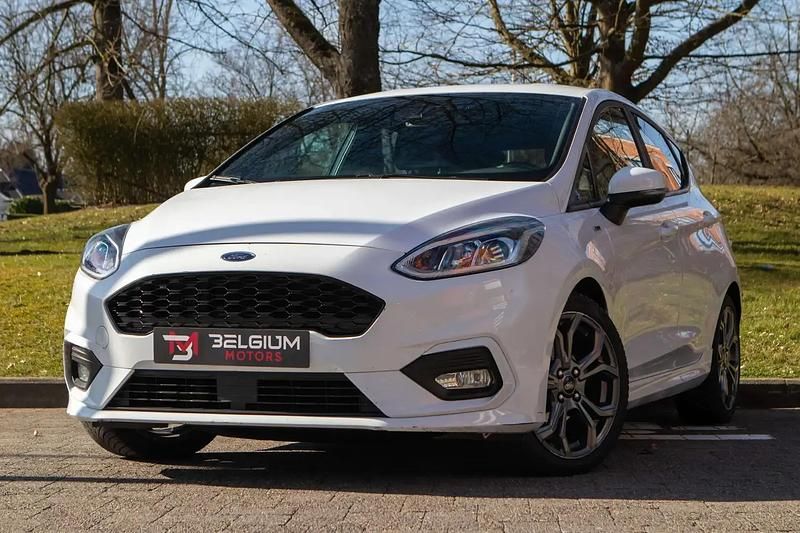 Blanc Occasion 2021 Ford Fiesta ST-Line Berline | 10 900 € (Bon prix) - Image 1/4
