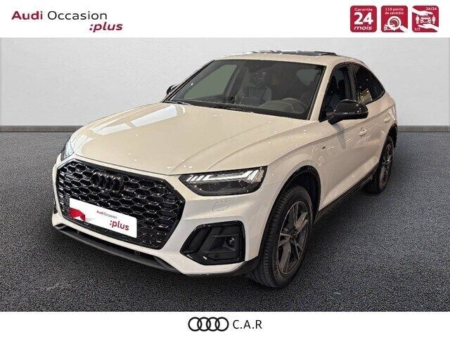 Blanc arcona Nouvelle 2024 Audi Q5 Sportback S-Line SUV | 69 900 € (Prix assez cher) - Image 1/4