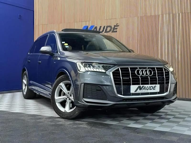 Gris Utilisé 2019 Audi Q7 S-Line SUV | 57 990 € (Prix cher) - Image 1/4