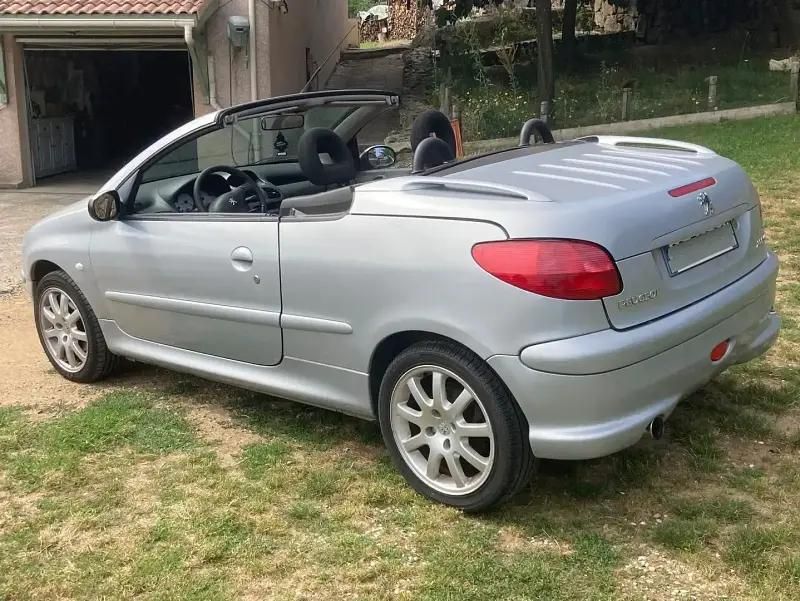 Argent Utilisé 2001 Peugeot 206 CC Cabriolet | 4 500 € (Bon prix) - Image 1/4