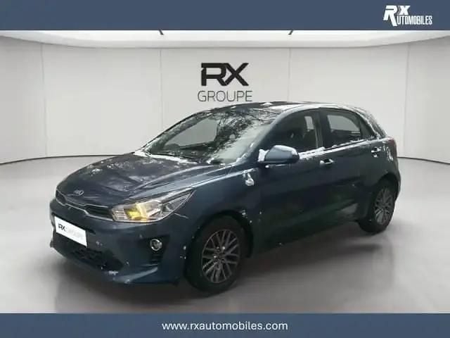Bleu Occasion 2021 Kia Rio Berline | 13 700 € (Bon prix) - Image 1/4
