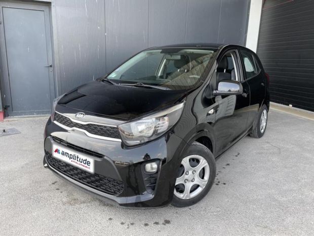 Noir Utilisé 2021 Kia Picanto Active Citadine | 9 999 € (Prix juste) - Image 1/4
