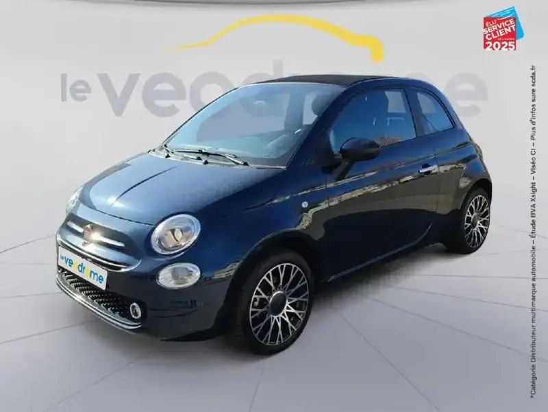 Bleu Utilisé 2024 Fiat 500C Cabriolet | 14 999 € (Bon prix) - Image 1/4