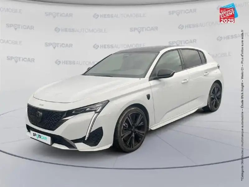 Blanc Utilisé 2023 Peugeot 308 GT Berline | 28 999 € (Prix juste) - Image 1/4