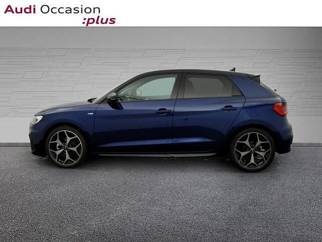 Occasion Audi A1 Sportback S-line plus 150 ch (110 kW) 2025 Bleu navarre métallisé noir mythe métallisé Citadine
