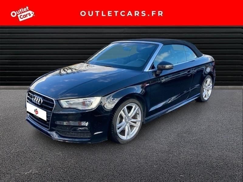Noir mythic Occasion 2015 Audi A3 Cabriolet S-Line Cabriolet | 21 900 € (Bon prix) - Image 1/4