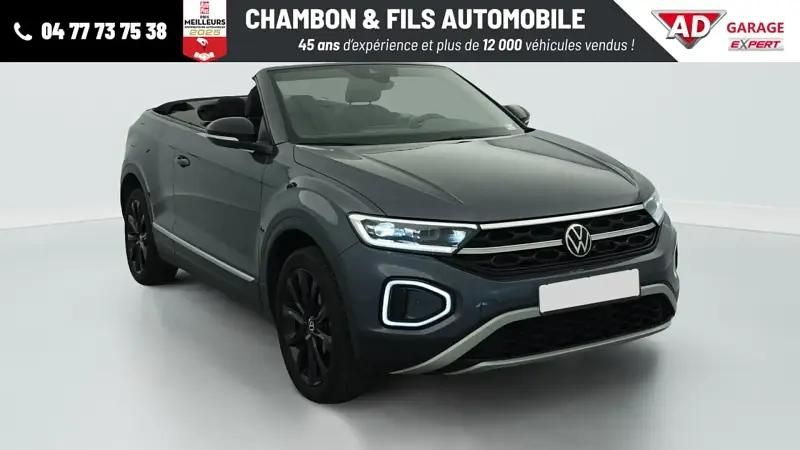 Gris Utilisé 2022 VW T-Roc Cabriolet Style Cabriolet | 27 948 € (Prix juste) - Image 1/4
