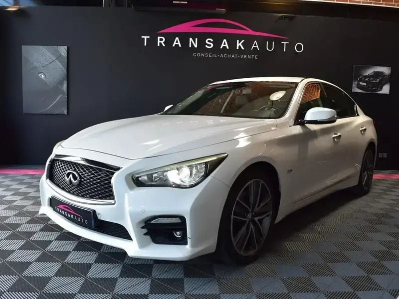 Blanc Utilisé 2017 Infiniti Q50 Sport Tech Berline | 13 490 € - Image 1/4