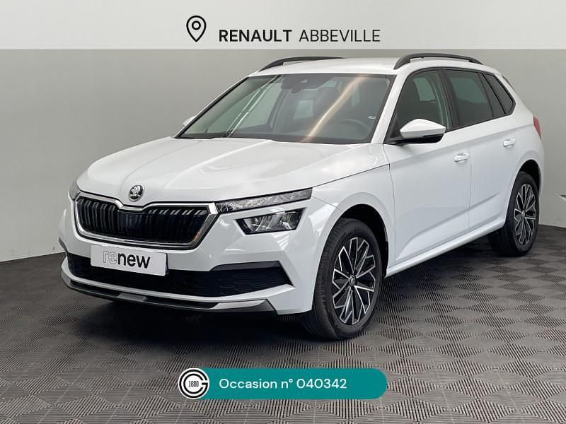Blanc Utilisé 2022 Skoda Kamiq ScoutLine SUV | 18 990 € (Prix juste) - Image 1/4
