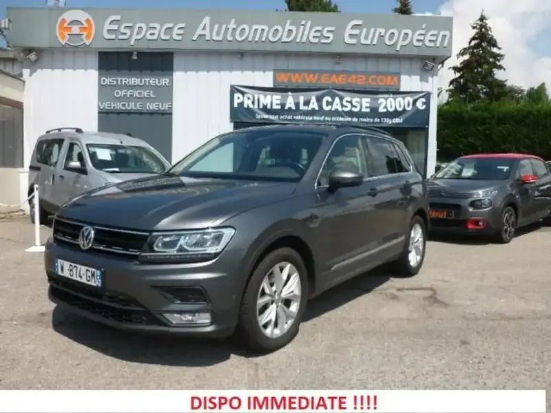 Gris Utilisé 2017 VW Tiguan SUV | 20 900 € (Prix juste) - Image 1/4