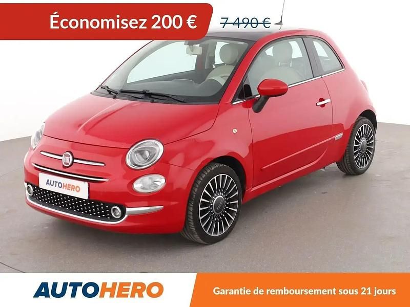 Rouge Utilisé 2016 Fiat 500 Lounge Citadine | 7 290 € (Prix juste) - Image 1/2