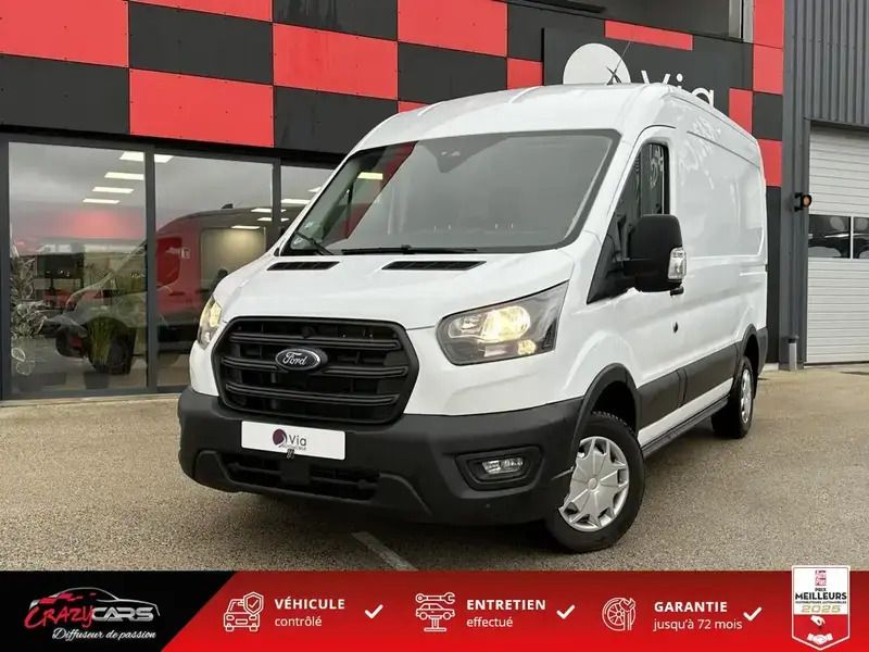 Blanc Utilisé 2023 Ford Transit Business Edition Monospace | 26 990 € (Super prix) - Image 1/4
