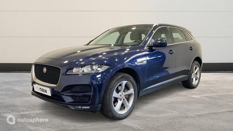 Bleu Utilisé 2019 Jaguar F-Pace Prestige SUV | 25 999 € (Super prix) - Image 1/4