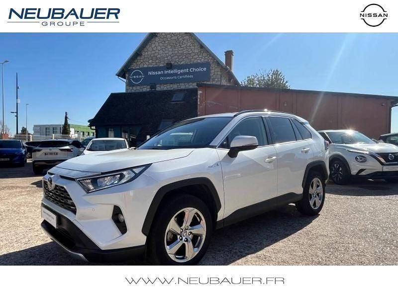 Blanc nacré Utilisé 2021 Toyota RAV4 Hybrid SUV | 28 480 € (Bon prix) - Image 1/4