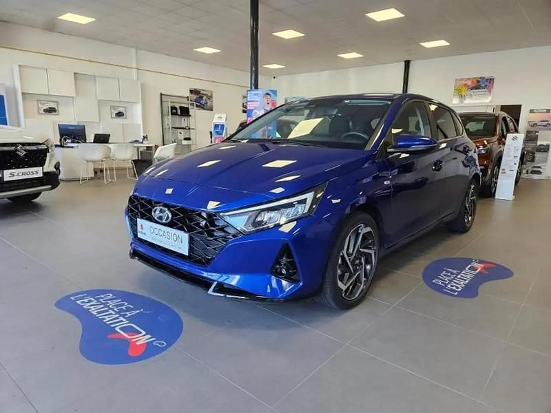 Bleu Utilisé 2022 Hyundai i20 Berline | 17 980 € (Prix assez cher) - Image 1/4