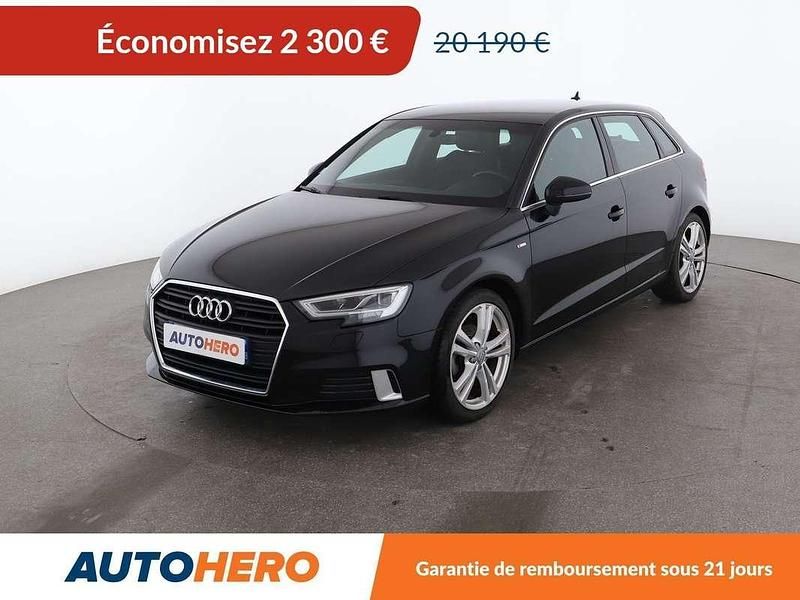 Occasion Audi A3 S-Line 150 ch (110 kW) 2018 Noir Berline