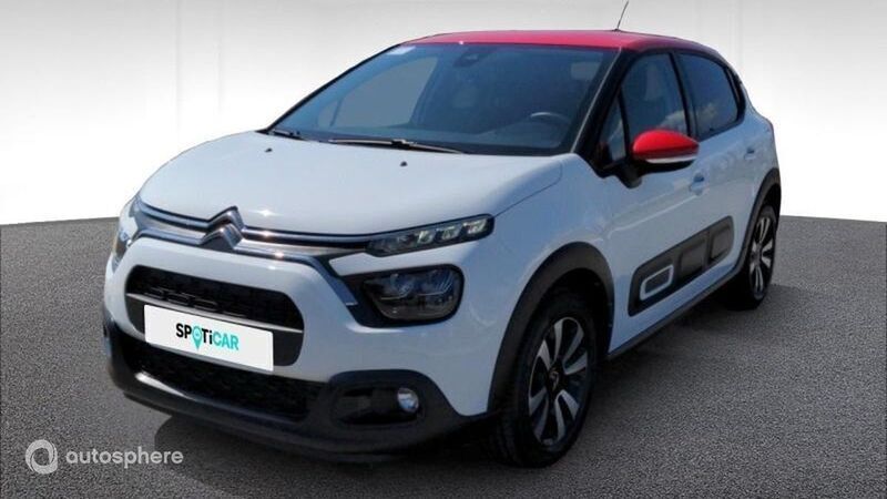 Blanc Utilisé 2023 Citroën C3 PureTech Citadine | 12 780 € (Prix juste) - Image 1/4