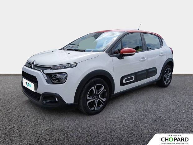 Blanc Utilisé 2022 Citroën C3 Shine Citadine | 10 325 € (Prix juste) - Image 1/4