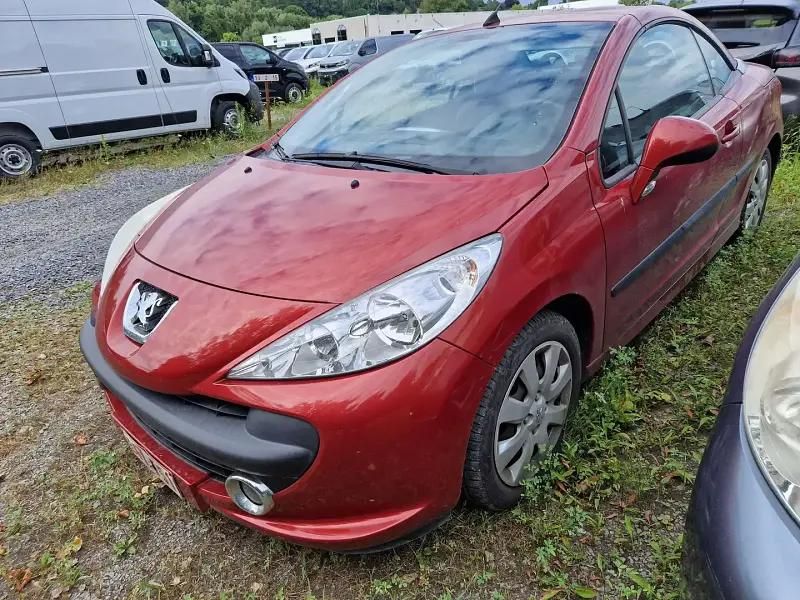 Rouge Utilisé 2007 Peugeot 207 CC Cabriolet | 5 500 € (Bon prix) - Image 1/4