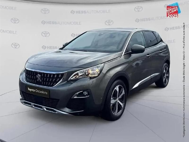 Gris Utilisé 2018 Peugeot 3008 Allure SUV | 14 999 € (Prix juste) - Image 1/4