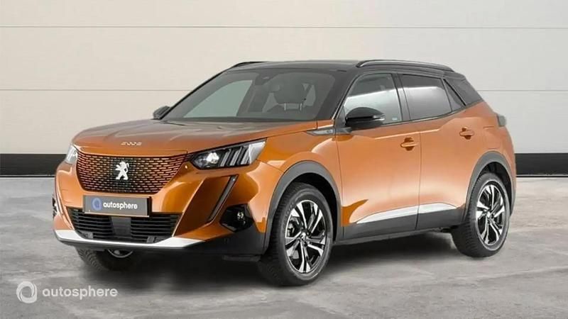 Orange Utilisé 2022 Peugeot e-2008 GT SUV | 19 499 € (Prix juste) - Image 1/4