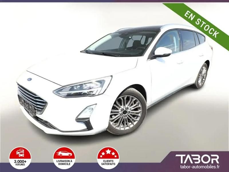 Blanc Utilisé 2019 Ford Focus Titanium | 13 688 € (Super prix) - Image 1/4