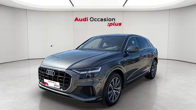 Gris daytona nacré Utilisé 2019 Audi Q8 S-Line SUV | 64 990 € (Prix assez cher) - Image 1/4