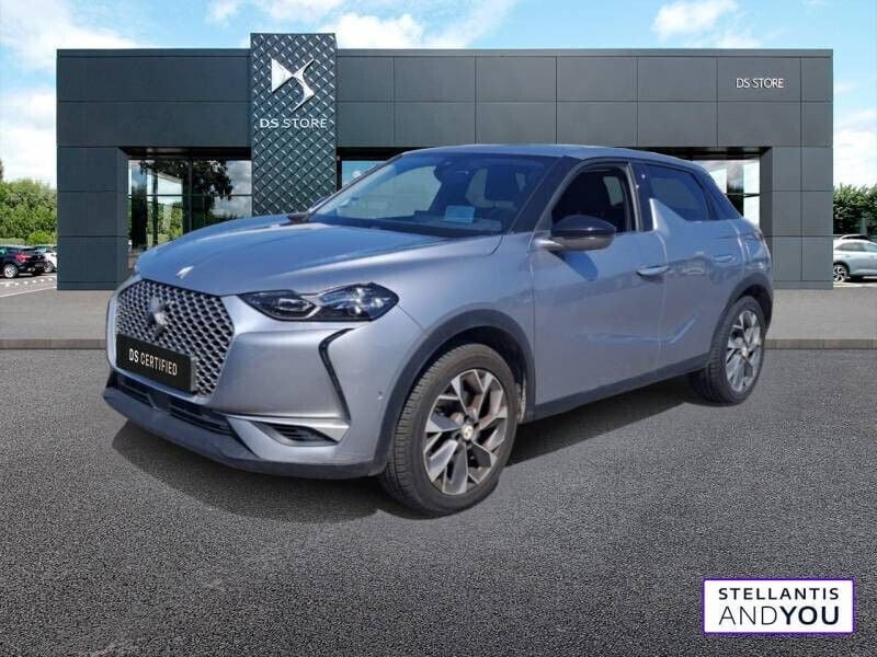 Gris Utilisé 2020 DS Automobiles DS3 Crossback E-Tense Grand Chic SUV | 16 990 € (Prix assez cher) - Image 1/4