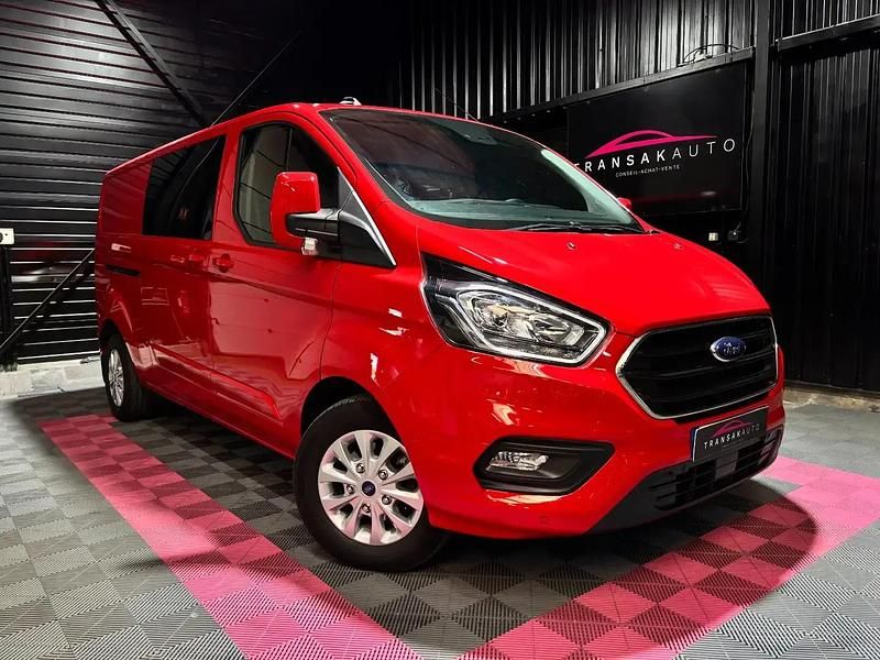 Rouge Occasion 2023 Ford Transit Custom Monospace | 30 990 € (Super prix) - Image 1/4