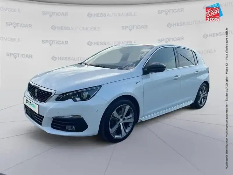 Blanc Utilisé 2021 Peugeot 308 GT Berline | 17 999 € (Prix juste) - Image 1/4
