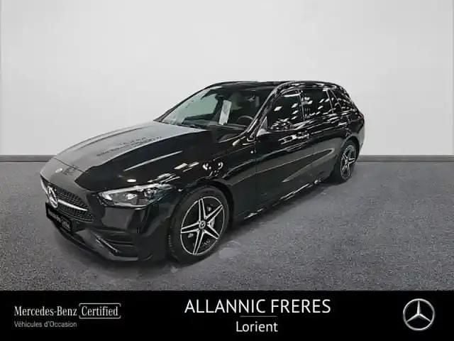 Occasion Mercedes C300 AMG line 2024 Noir obsidienne métallisé Break