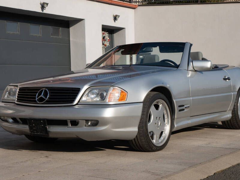 Argent Utilisé 1997 Mercedes SL500 Cabriolet | 62 300 € - Image 1/4