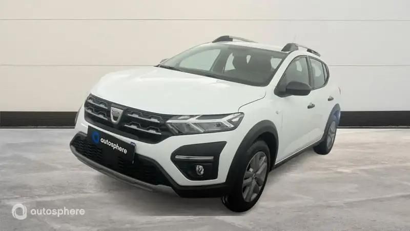 Blanc Utilisé 2022 Dacia Sandero Essentiel Citadine | 13 799 € (Prix juste) - Image 1/4